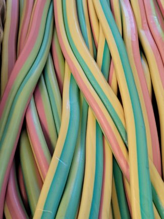 Giant Rainbow Fruit flavour Cables