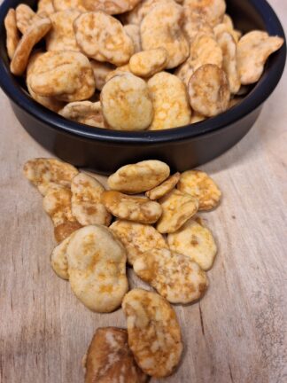 Nacho Cheese Fava Beans