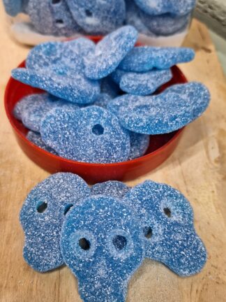 Fizzy Blue Skulls
